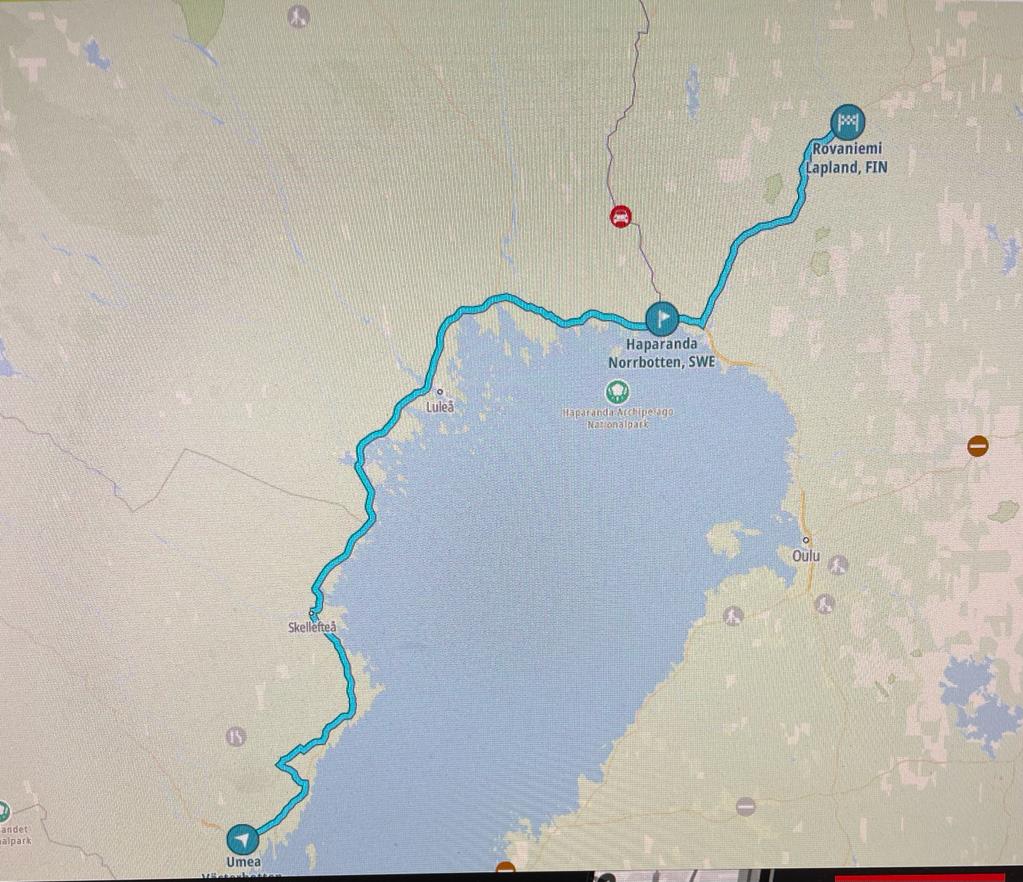 Umea to Rovanaemi by  LTO Sprachprüfung