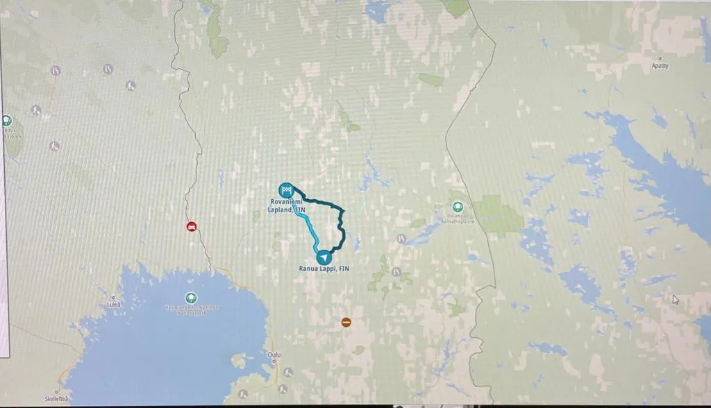 Umea to Rovanaemi by  LTO Sprachprüfung