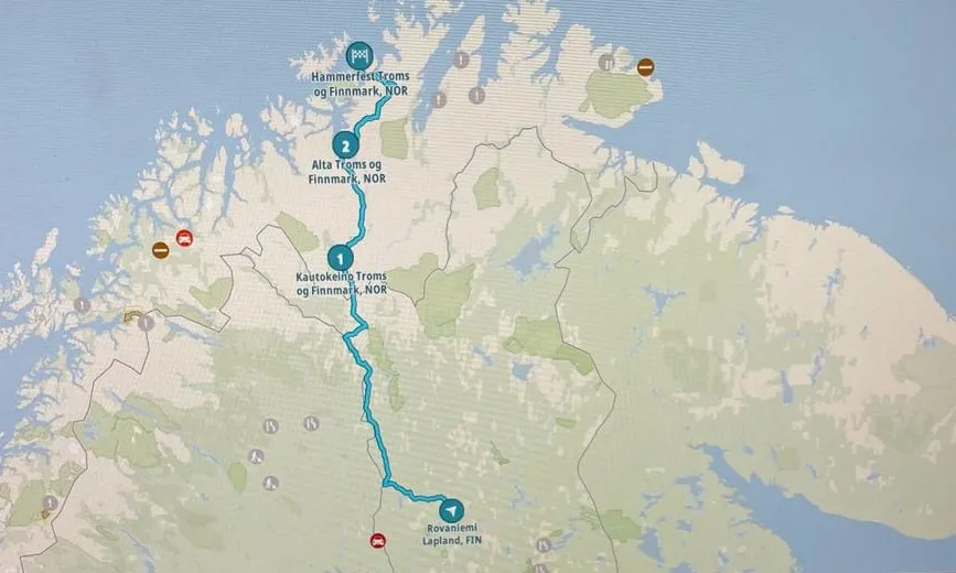 Alta and then Hammerfest by  LTO Sprachprüfung