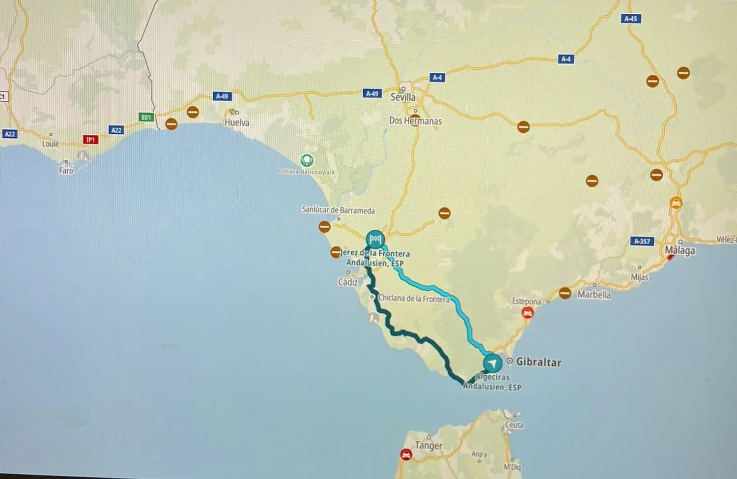 ALGERCIRAS TO JEREZ DE LA FRONTERA by LTO Sprachprüfung
