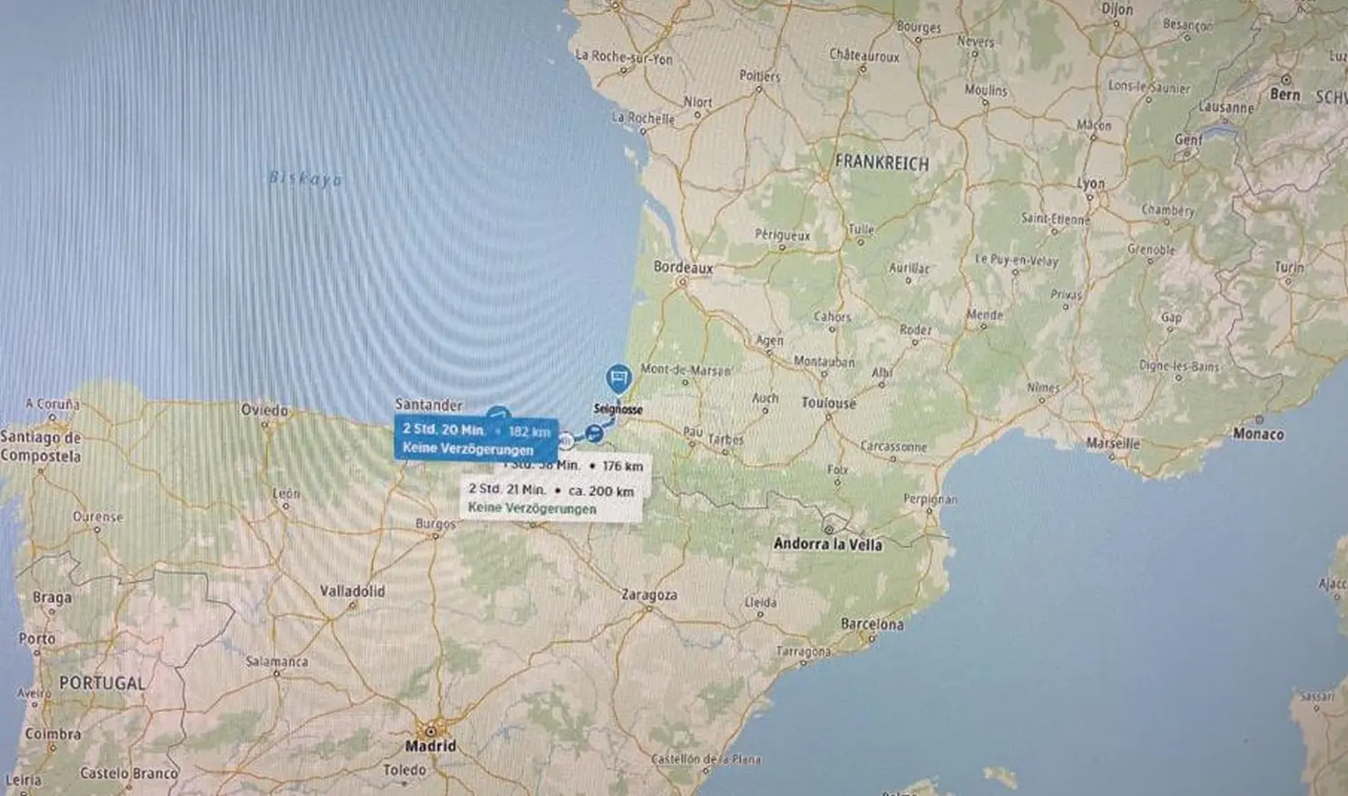 13. Bilbao to Seignosse and then Paris and back to Köln LTO Sprachprüfung
