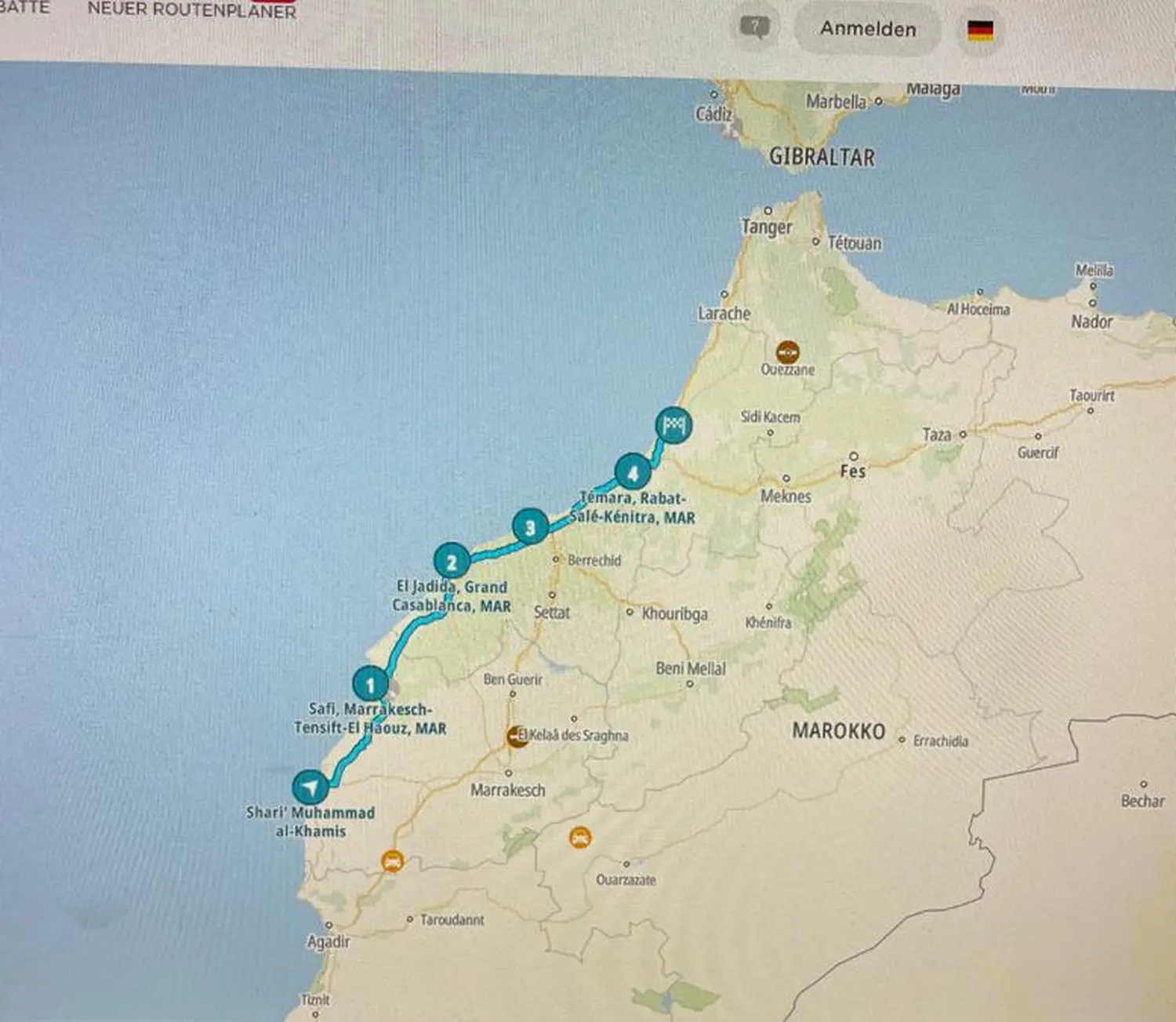 ESSAOURIRA TO TANGER by LTO Sprachprüfung